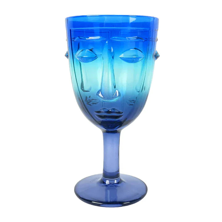 Face Wine Glass - Set of 2