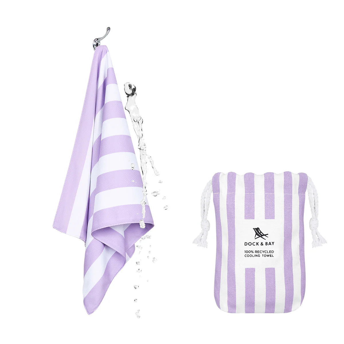 Dock & Bay Cooling Towel - Lombok Lilac