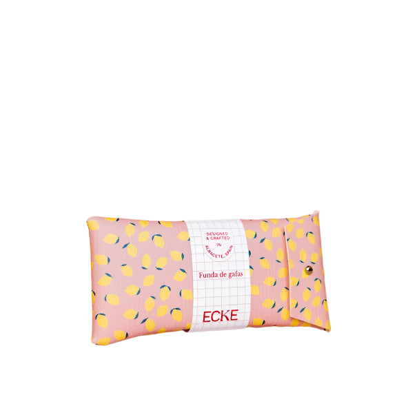 ECKE Glasses Case - Limones Pink