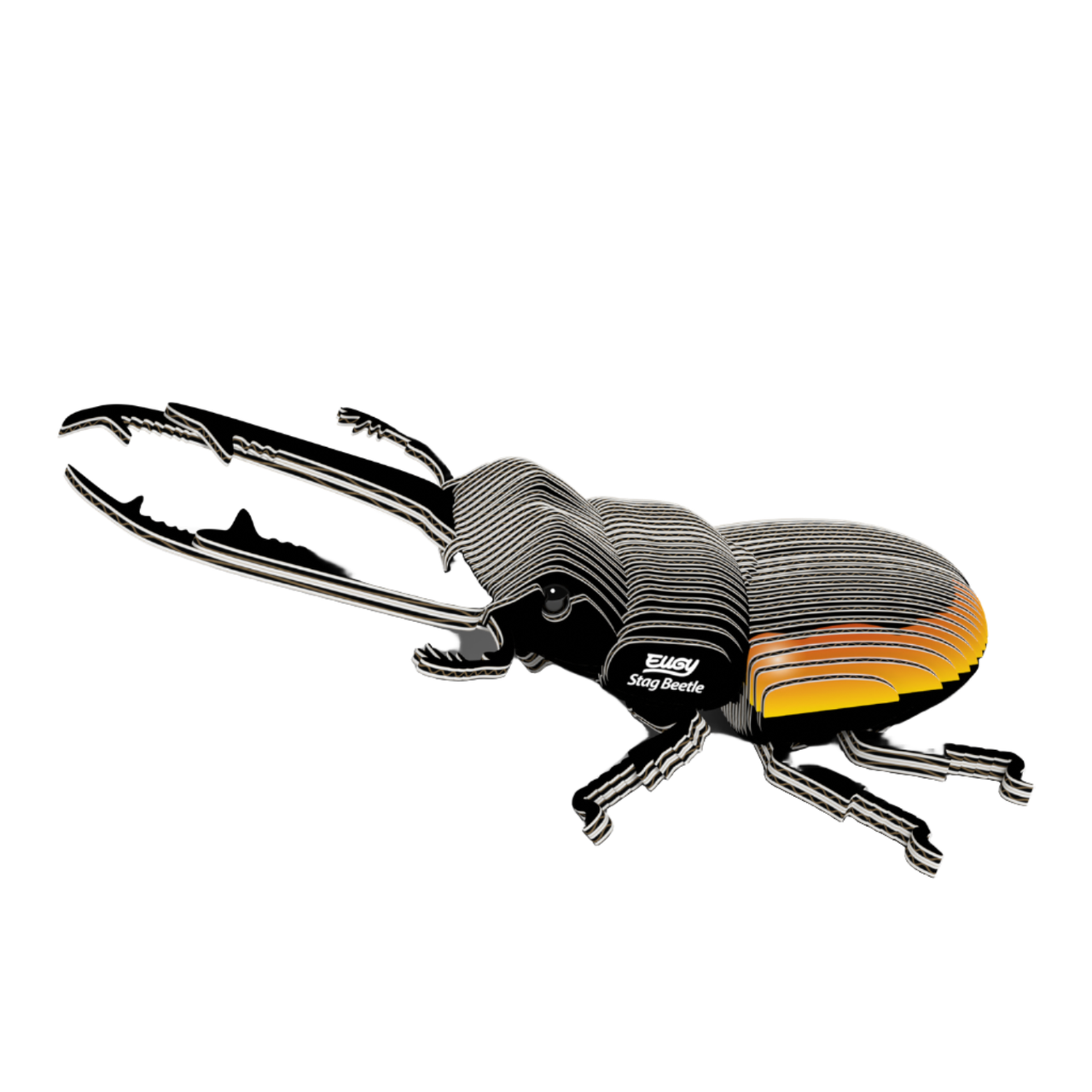 3D Cardboard Model Kit Beetle - Stag