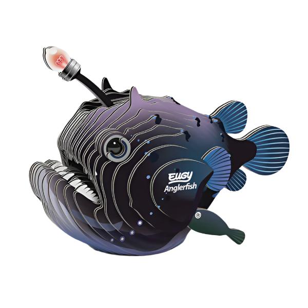 3D Cardboard Model Kit - Anglerfish