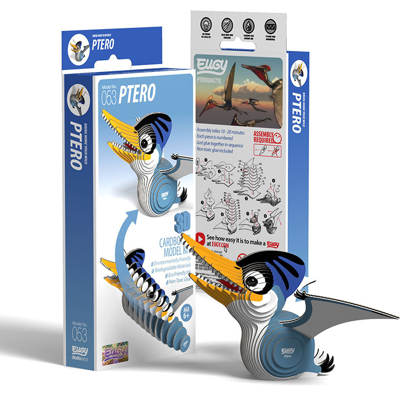 3D Cardboard Model Kit - Ptero