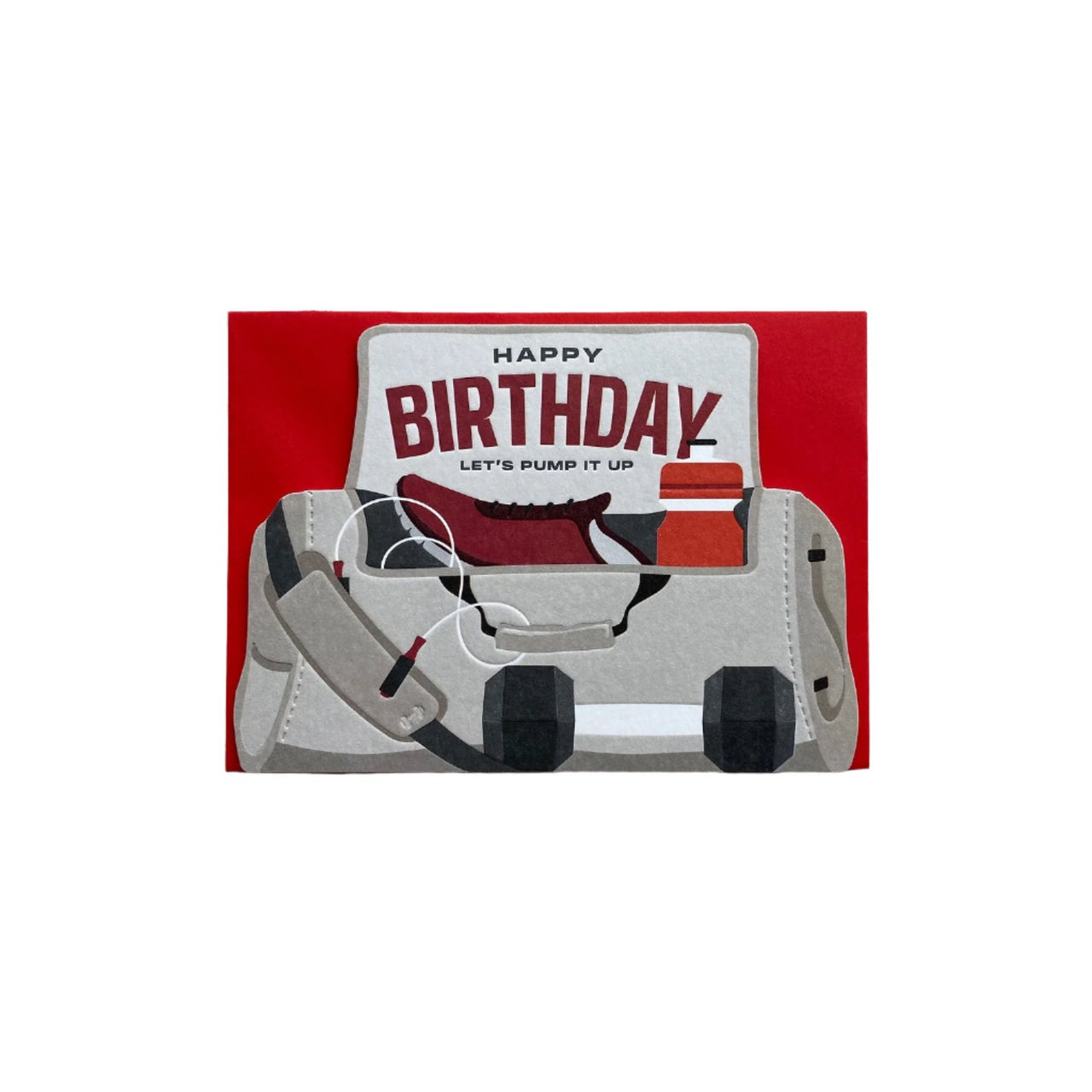 Happy Birthday Let's Pump It Up Card