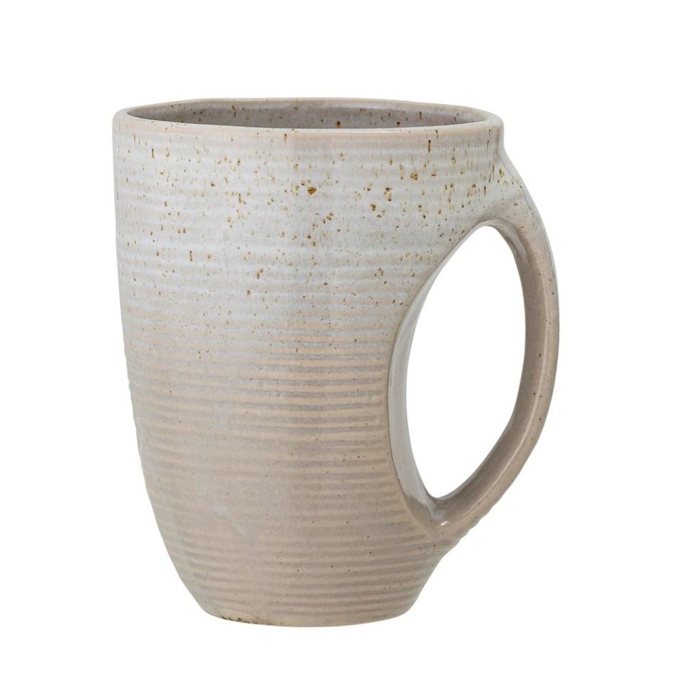 Taupe Mug Off White