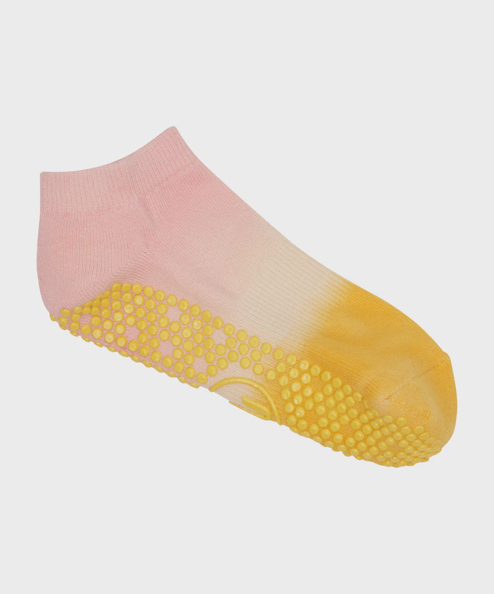 Classic Low Rise Grip Socks - Mimosa Sorbet Ombre