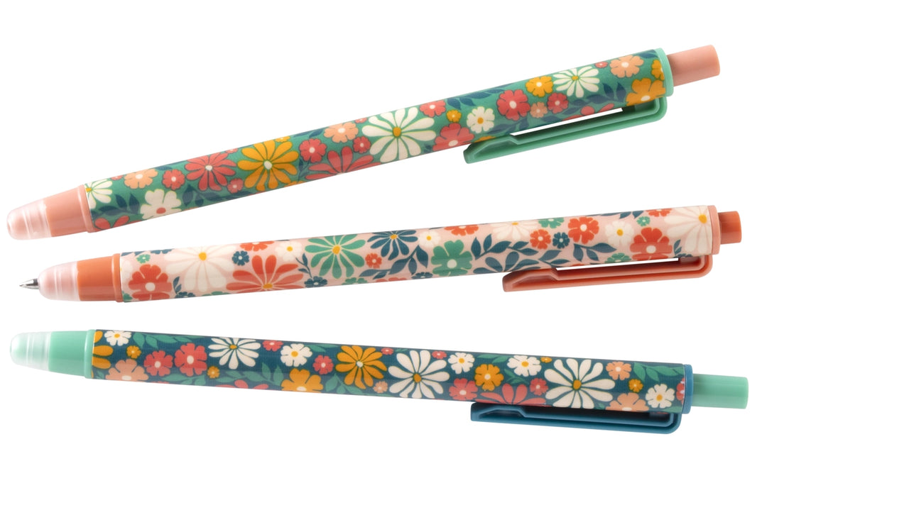 Erasable Gel Pen Set - Bloom