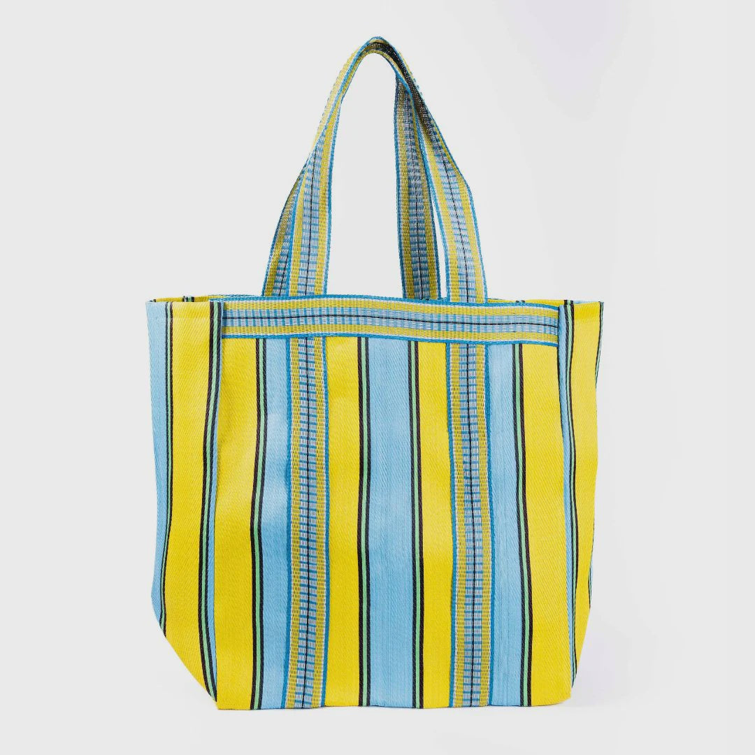 Belle-Ile Yellow Aqua Beach Bag