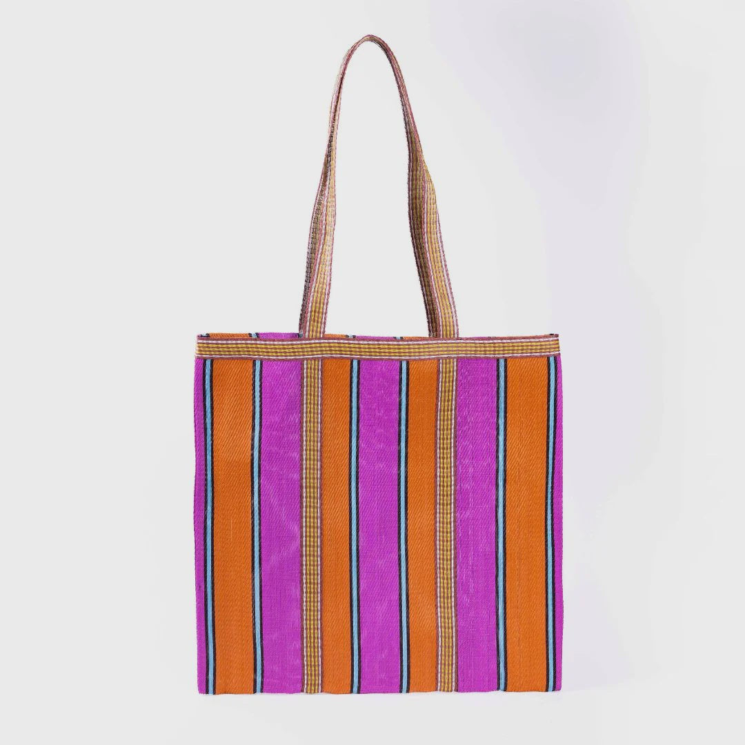 St Tropez Orange Fuchsia Tote