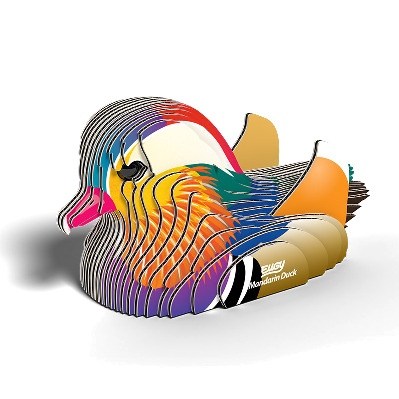 3D Cardboard Model Kit - Mandarin Duck