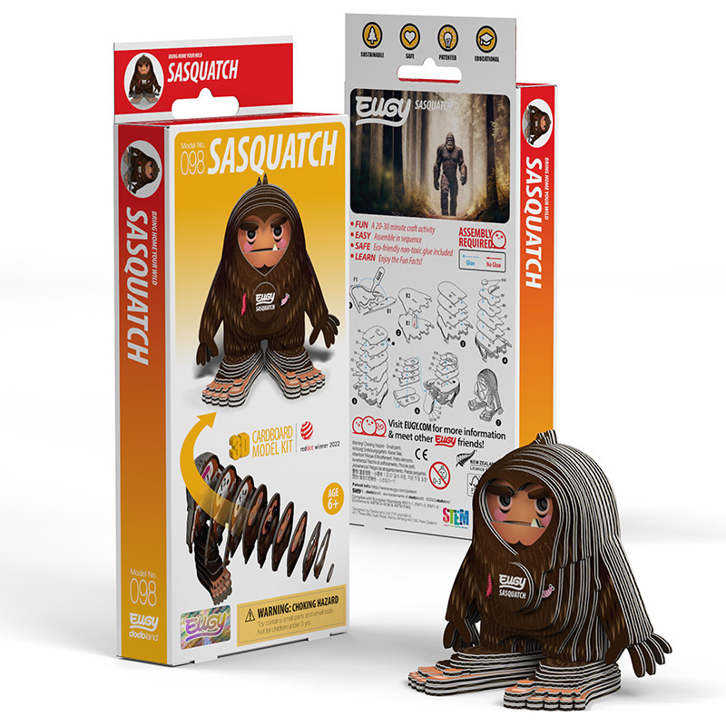 3D Cardboard Model Kit - Sasquatch