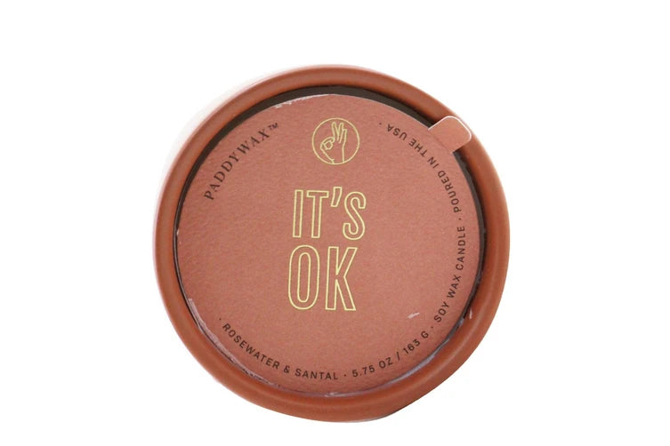 Impressions Candle - It's OK (Rosewater & Santal)