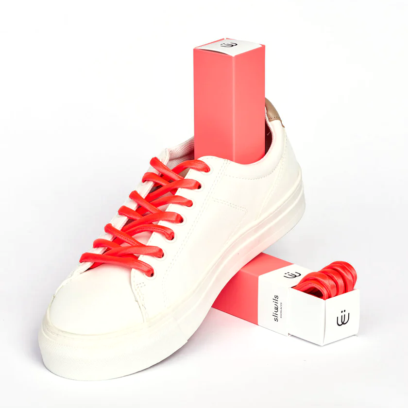 Sliwils Shoelaces - Coral