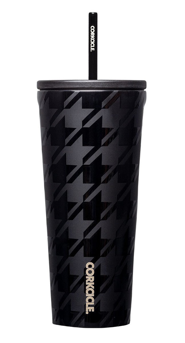 Corkcicle Cold Cup 709ml - Onyx Houndstooth