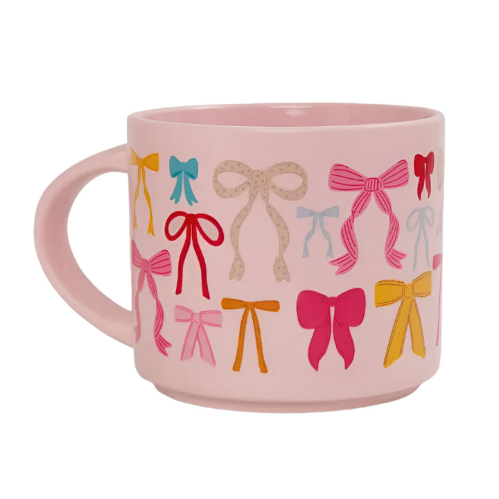 Coquette Bows Mug - Pink