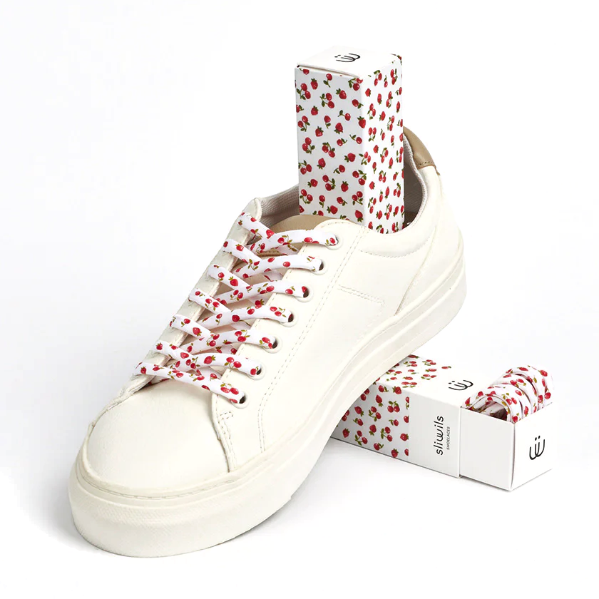 Sliwils Shoelaces - Cherries and Strawberries