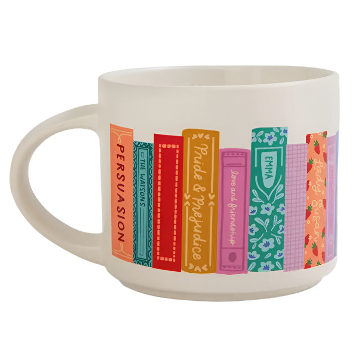 Pippy Post Ceramic Mug -Jane Austen Books