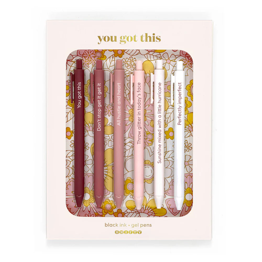 Quotable Gel Pen Set - You Got This