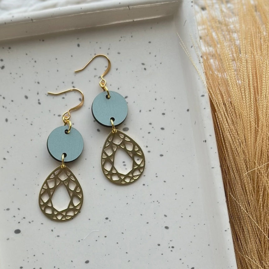 Yakama Drop Earrings - Desert Sage