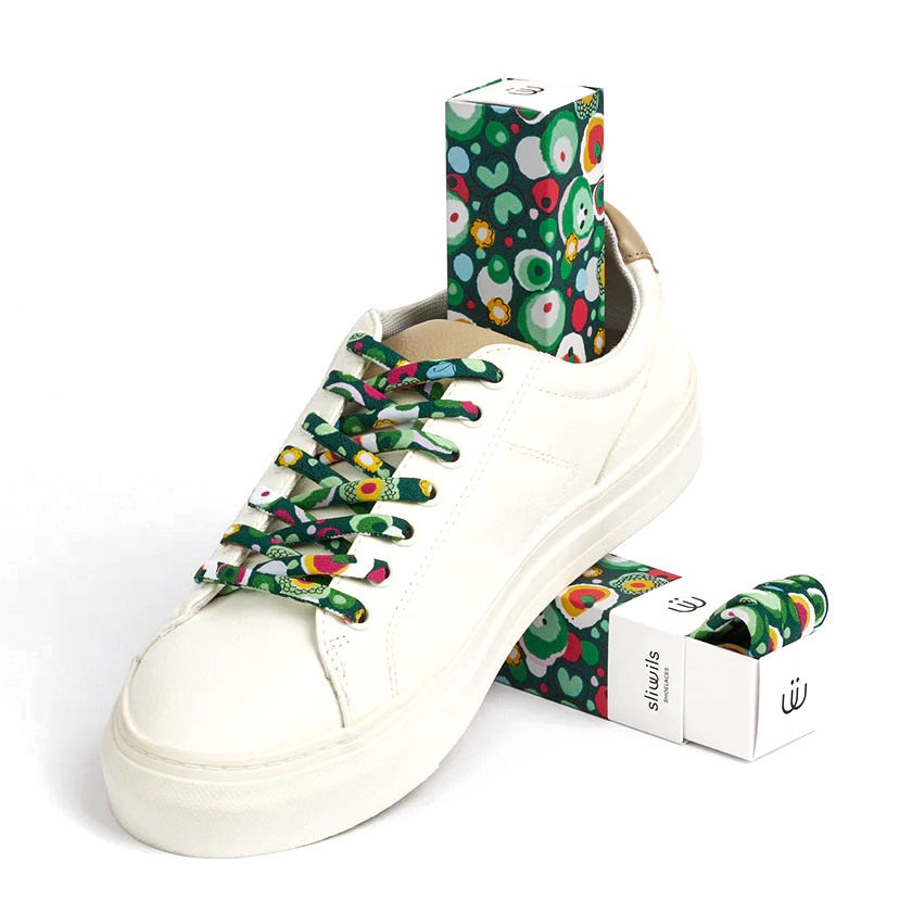 Sliwils Shoelaces - Fleur Verte Fantasy