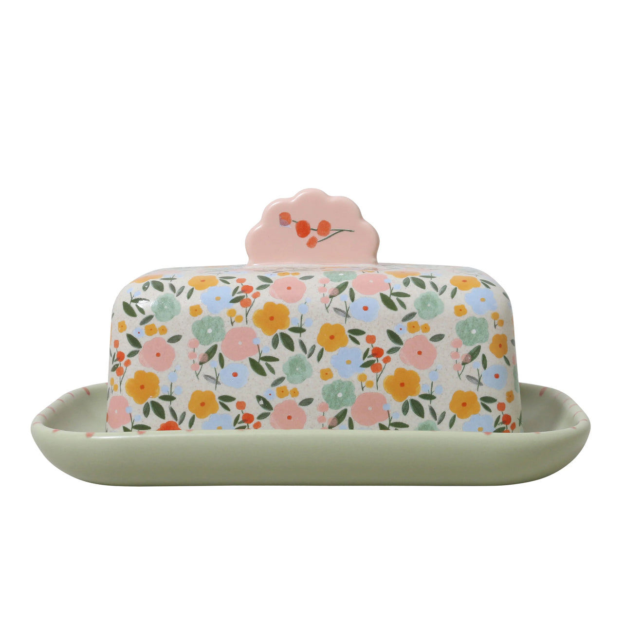 Butter Dish - Flower Market