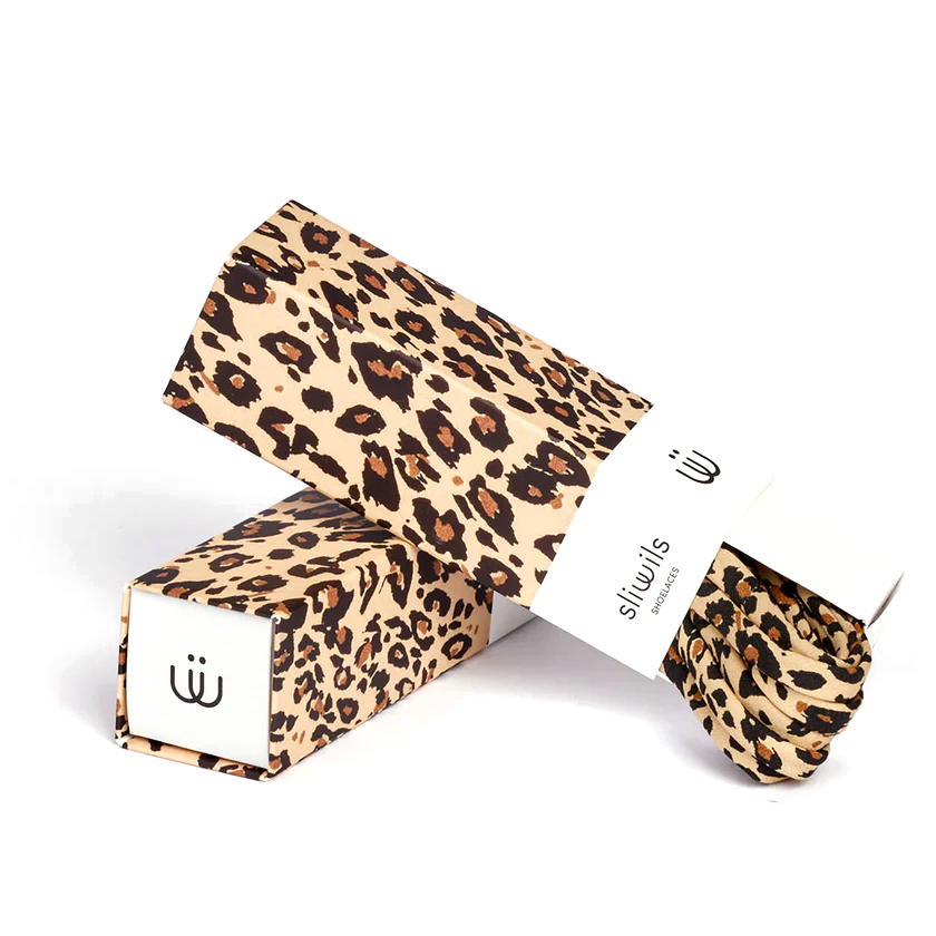 Sliwils Shoelaces - Leopard Print