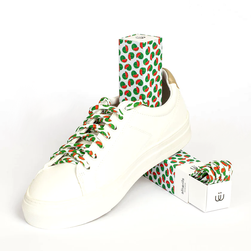 Sliwils Shoelaces - Tropical Watermelon