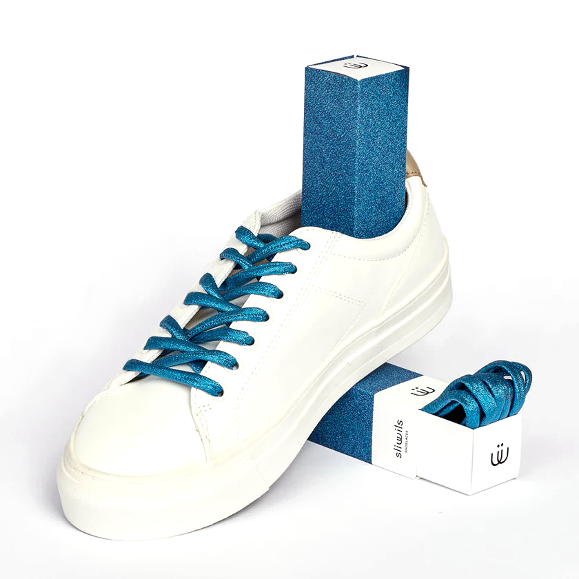 Sliwils Shoelaces - Bright Blue