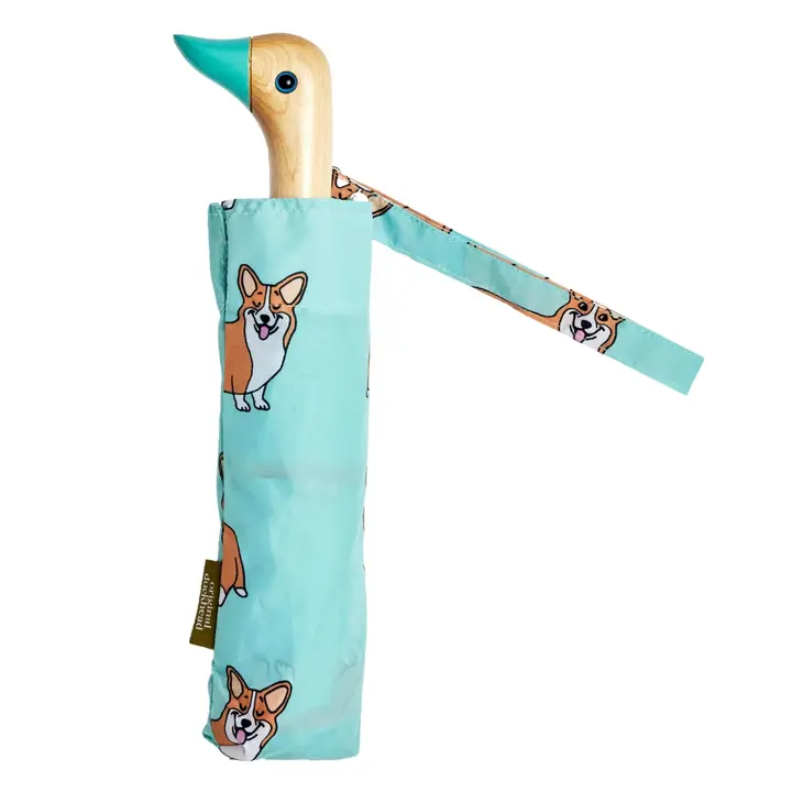 Duckhead Compact Umbrella - Coucou Suzette Corgi