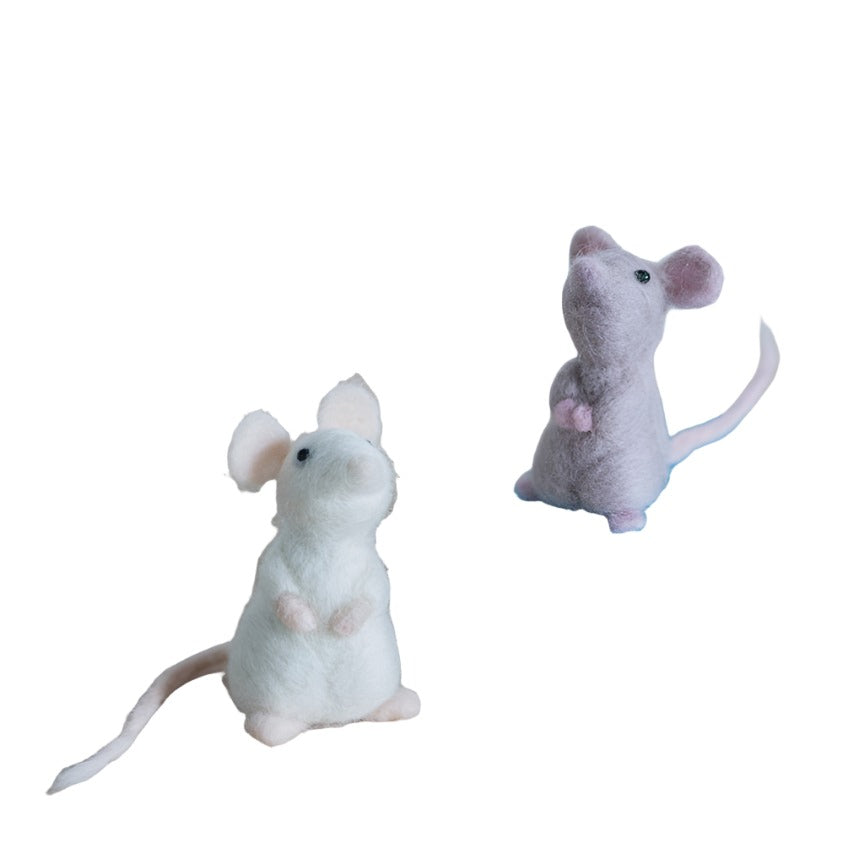 Needle Felting Kit - Mice