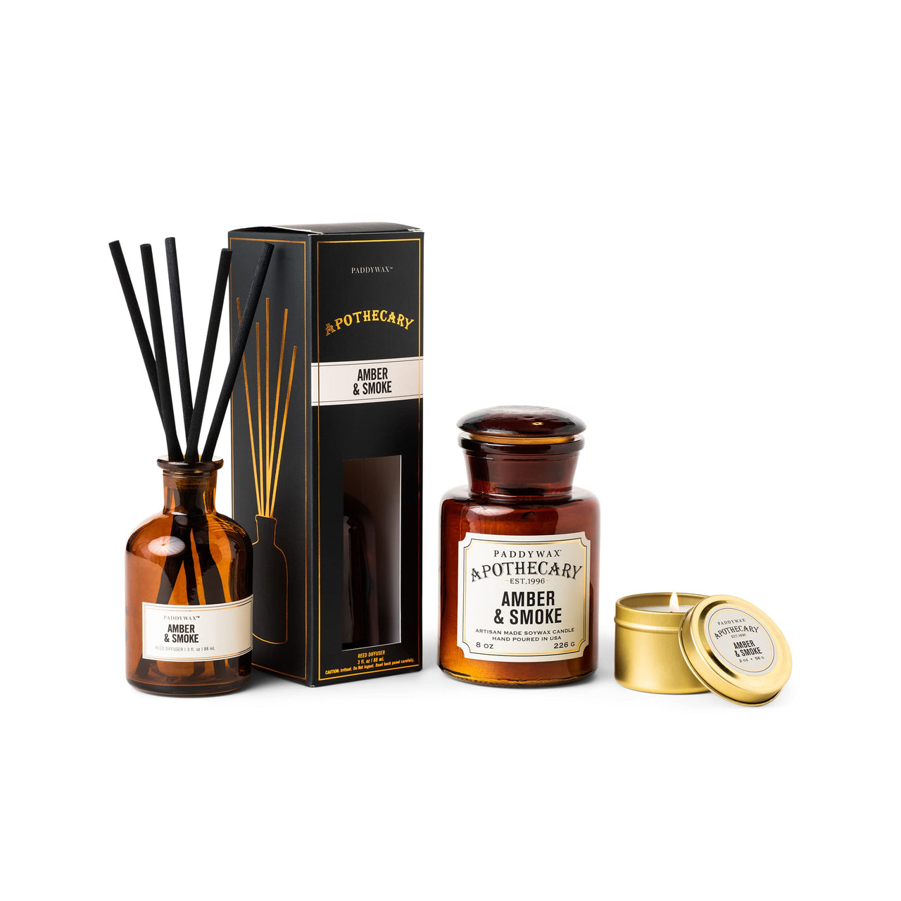 Apothecary Diffuser - Amber & Smoke