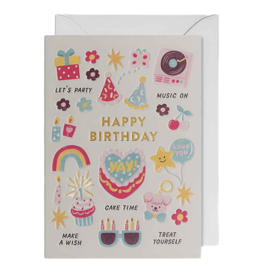 Happy Birthday Treat Yourself Card