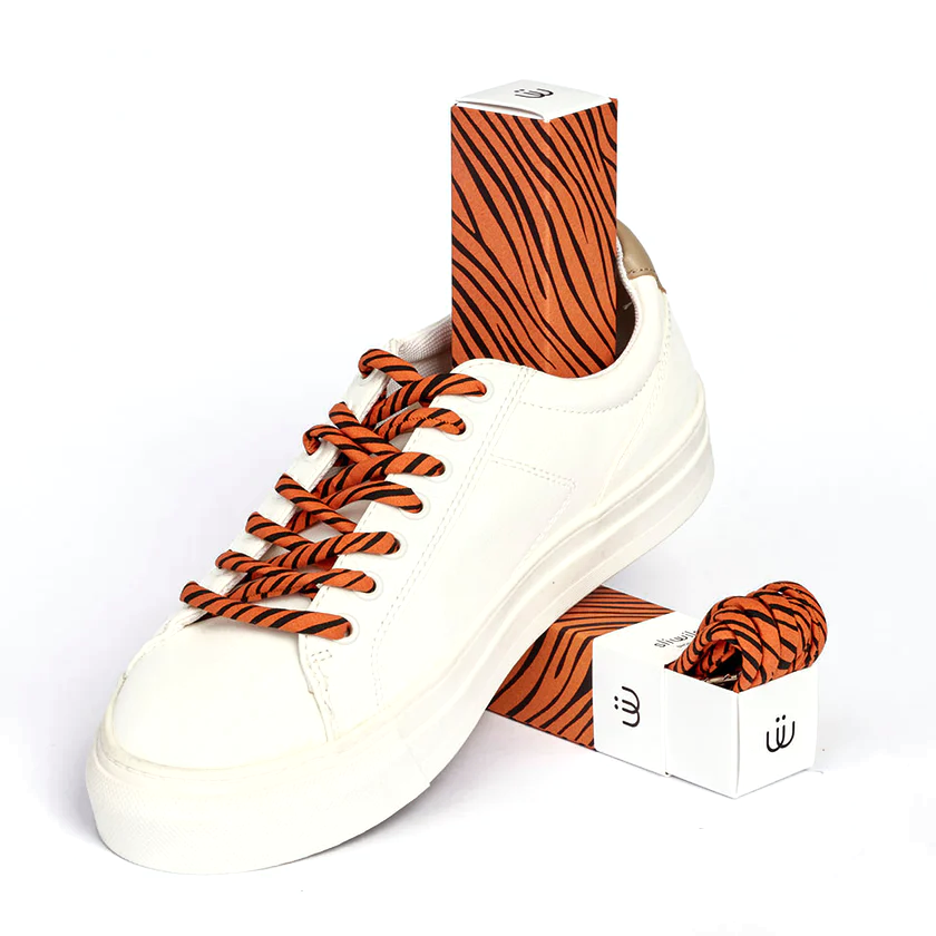 Sliwils Shoelaces - Tiger Print