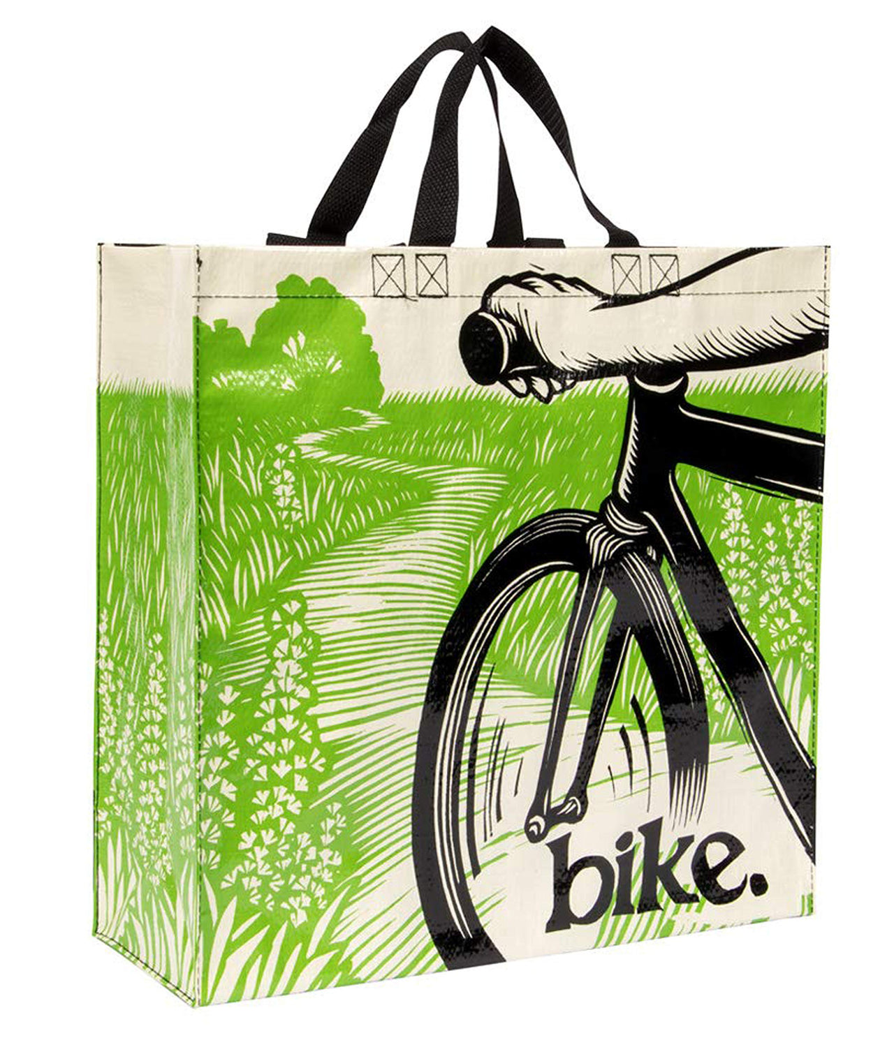 Blue Q Recycled Shopper - Bike Path