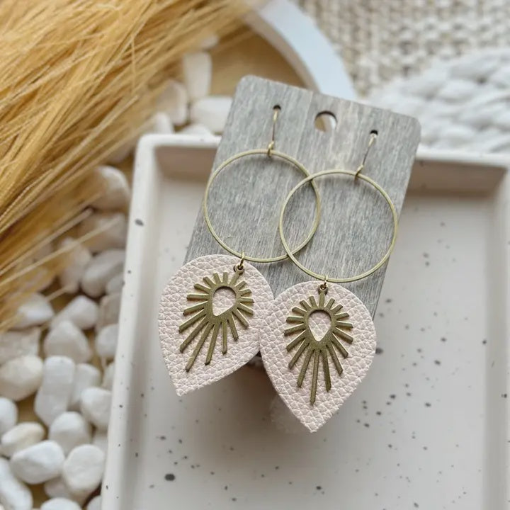 Solis Hoop Earrings - Desert Dawn