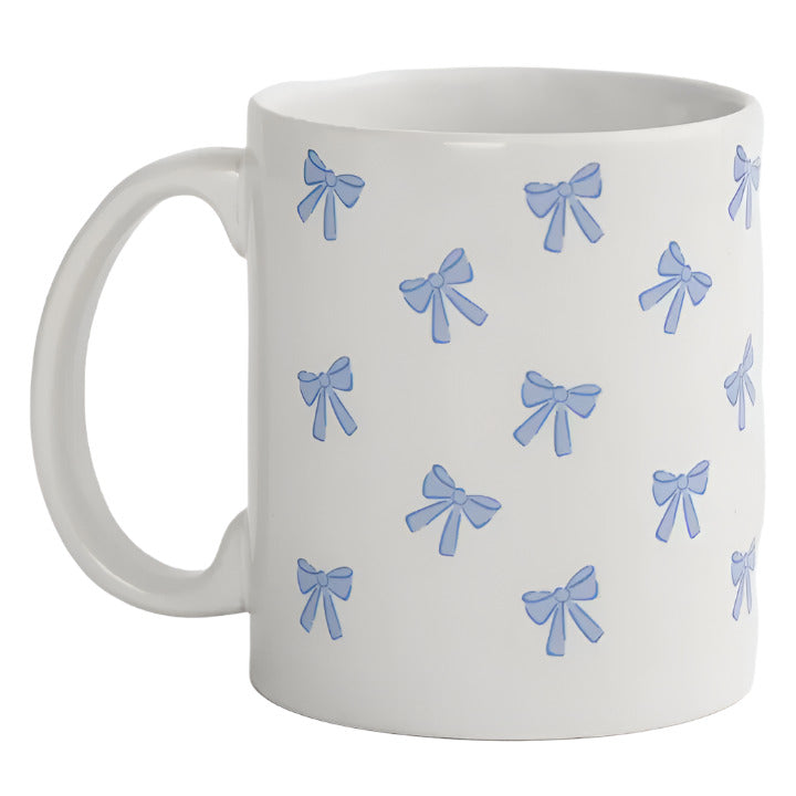 Pippy Post Mug - Coquette Bows Blue