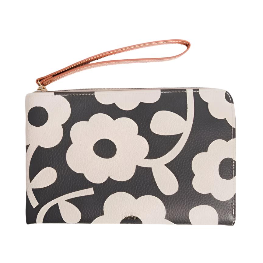 Travel Pouch - Mono Flower