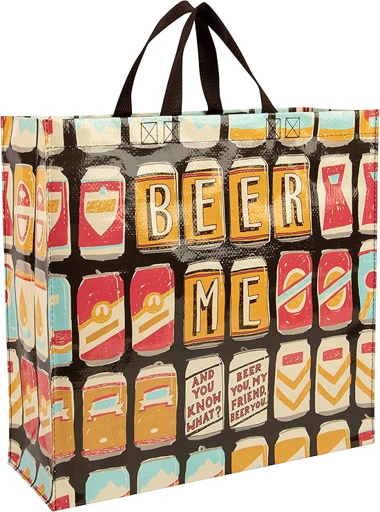 Blue Q Recycled Shopper - Beer Me