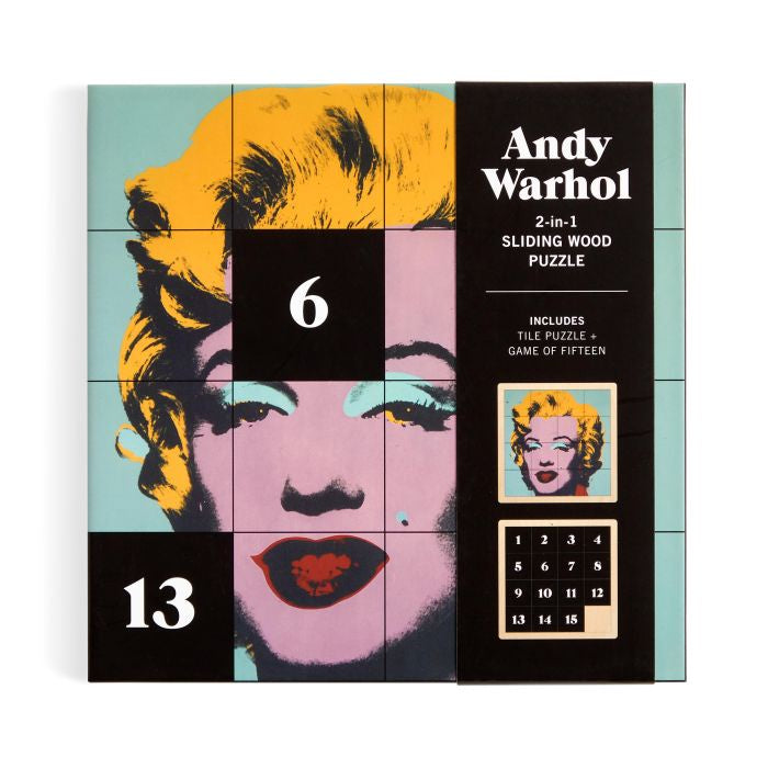 Andy Warhol 2 in 1 Sliding Puzzle - Marilyn