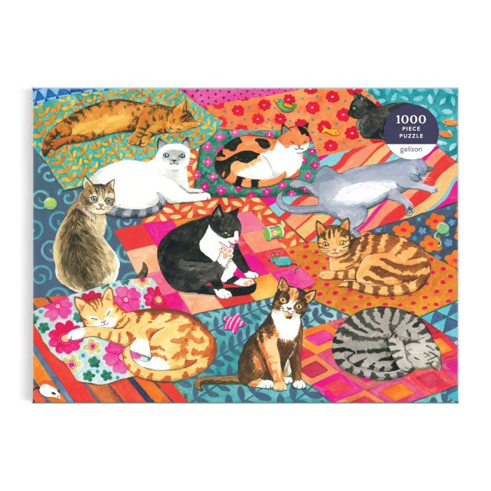 Lounging Cats 1000pc Puzzle