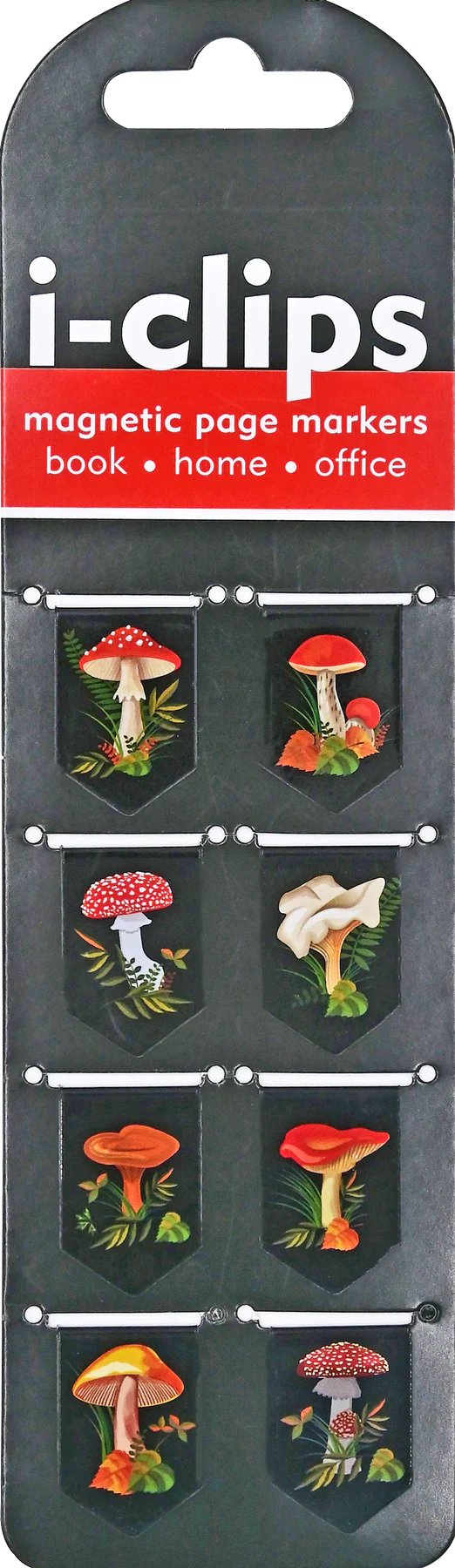 I-Clips Magnetic Page Markers - Mushrooms