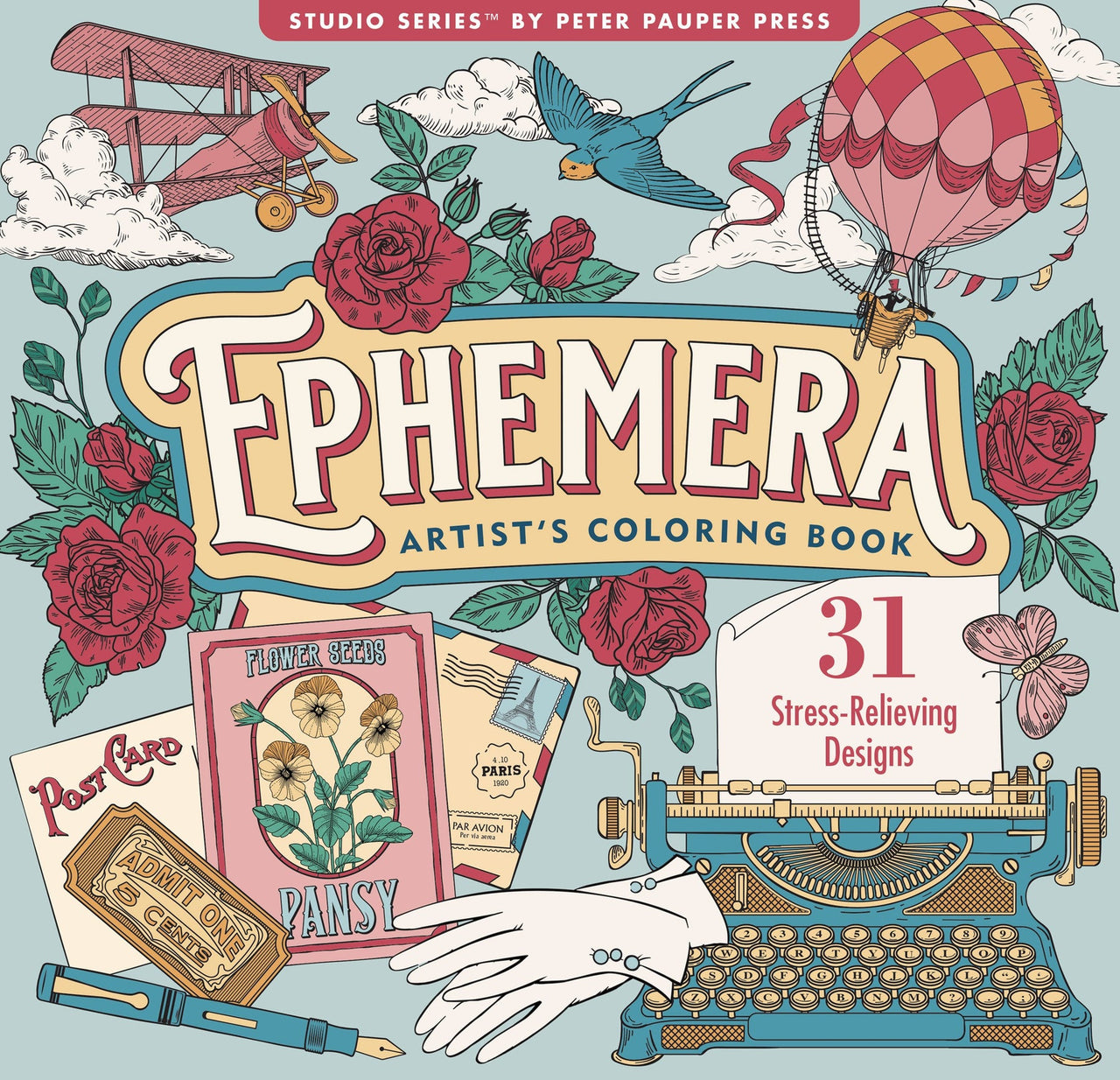 Ephemera Artist's Colouring Book