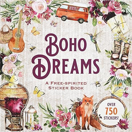 Boho Dreams Sticker Book