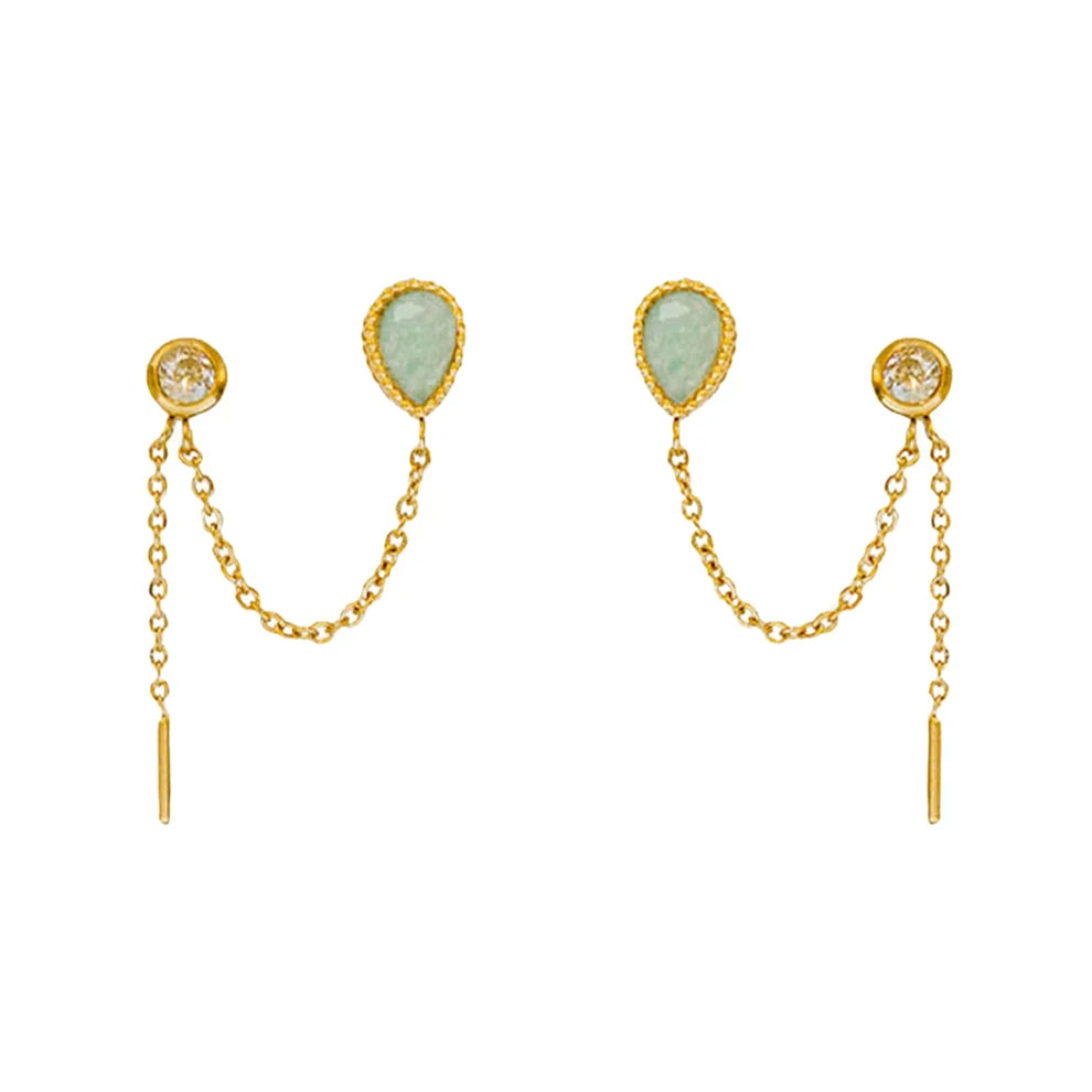 Earrings Cybele - Aventurine