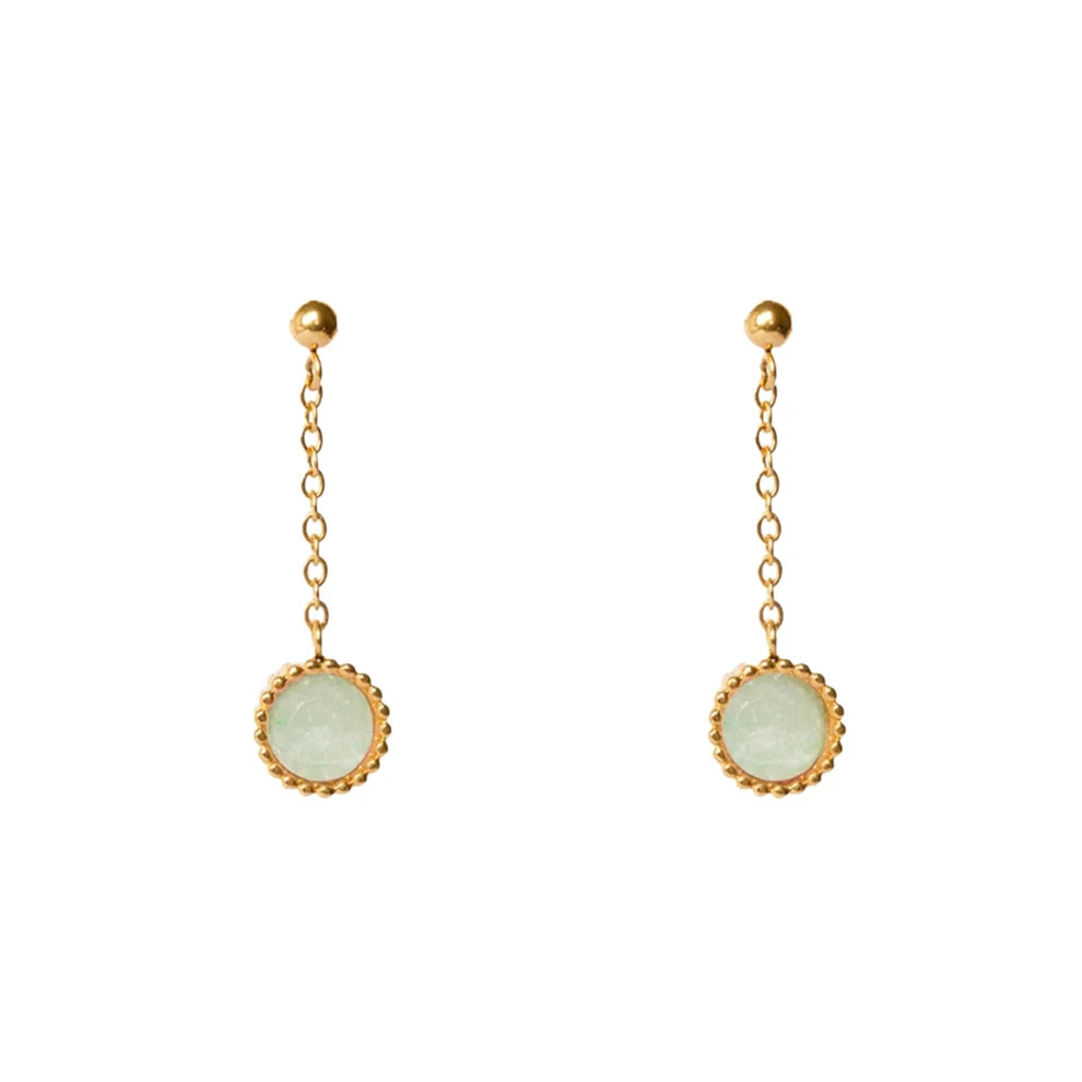 Earrings Hora - Aventurine