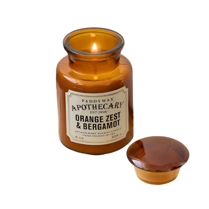 Apothecary Candle - Orange Zest & Bergamot