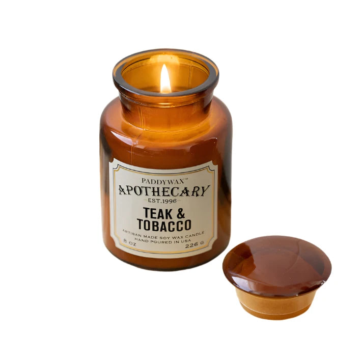 Apothecary Candle - Teak & Tobacco