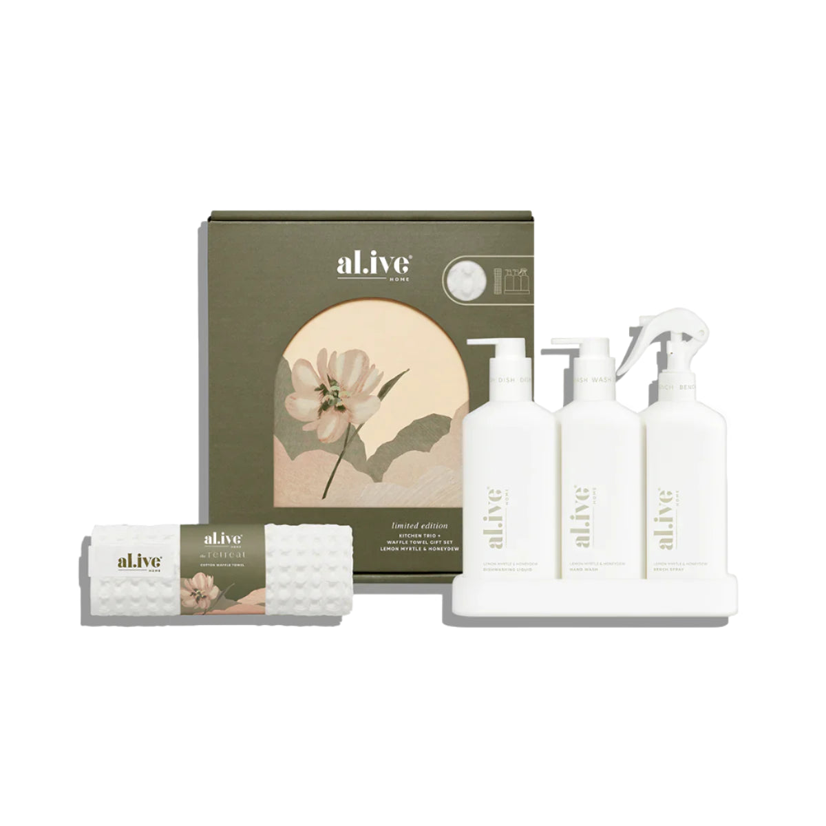 The Retreat Kitchen Trio & Towel Gift Set