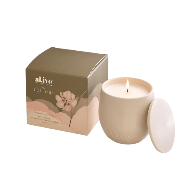 The Retreat Magnolia & Vanilla Bean Candle