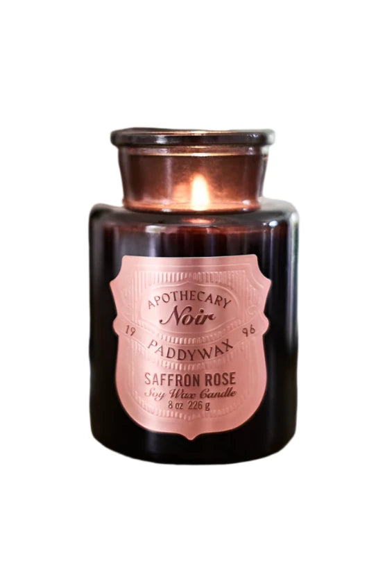 Apothecary Noir Candle - Saffron Rose