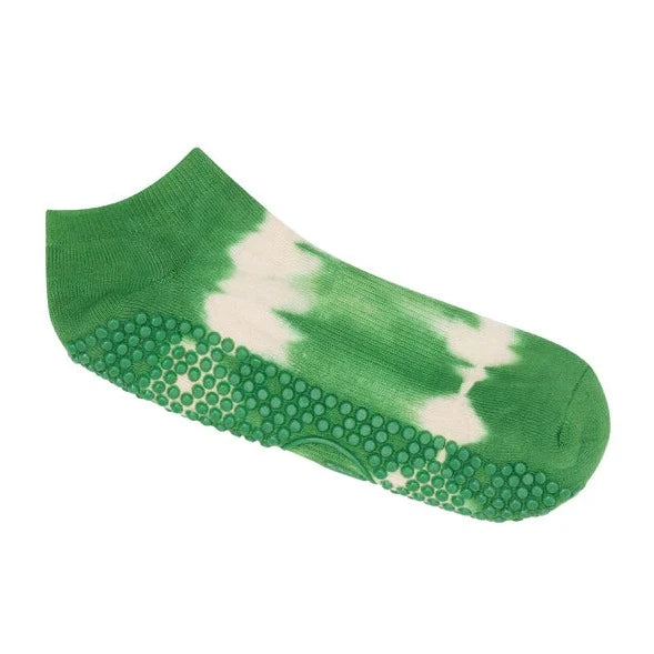 Classic Low Rise Grip Socks - Forest Tie-Dye